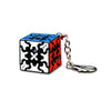 2 PCS Mini Keychain Magic Cube Decompression Toy Gear Keychain