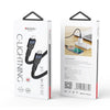 YESIDO CA107 1.2m 2.4A USB-C / Type-C to 8 Pin OD0.6 Charging Data Cable(Black+Blue)