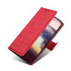 For Alcatel Axel / Lumos Skin Feel Crocodile Magnetic Clasp Leather Phone Case(Red)