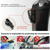 Car Mini Trash Can Multifunctional Interior Storage Box(Black)