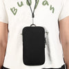 For 7.2 inch Universal Elastic Material Zipper Waist Bag(Black)