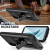 For Samsung Galaxy S25+ 5G R-JUST Sliding Camera Life Waterproof Holder Phone Case(Black)