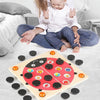 Wooden Beetle Memory Chess Parent-Child Interactive Brain Puzzle Game(Red)