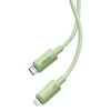 Baseus USB-C / Type-C to 8 Pin 20W Fast Charging Data Cable, Cable Length:1m(Green)