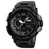 SKMEI 1343 Men Outdoor Sports Waterproof Watch Student Digital Watch(Black)