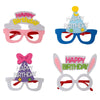 2 PCS Funny Glasses Birthday Party Cartoon Decoration Photo Props, Shape: Pink Letters