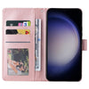 For Samsung Galaxy S25 5G 3-Card Slots Multifunctional Leather Phone Case(Rose Gold)