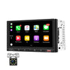 A2916 7 inch Dual-spindle Universal MP5 Car Carplay MP4 Player, Style: Standard+8 Light Camera