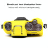 For FUJIFILM X-T5 Soft Silicone Protective Case(Yellow)