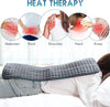 Electric Heating Blanket Heating Physiotherapy Pad Warm Waist Belly Pad with Buckle 43 x 84cm(EU Plug)