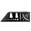 3D Woodworking Stop Gauge Aluminum Alloy Multi-function Angle Ruler