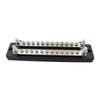CP-3023-02 150A 12-48V RV Yacht Double-row 12-way Busbar(Black)