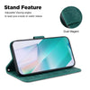 For Realme 13+ Global Little Tiger Embossed Leather Phone Case(Green)