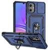 For Samsung Galaxy A06 4G Sliding Camshield Holder Phone Case(Blue)