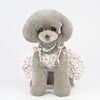 Dog & Cat Daisy Skirt, Blue, S - Breathable Summer Pet Clothes