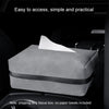 Car Armrest Box Tissue Box Car Sun Visor Seat Back Hanging Tissue Storage Bag(Black)