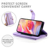 For Samsung Galaxy A26 5G Nine Card-slot Zipper Wallet Bag Leather Phone Case(Purple)