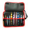 Road Sub-Bait Tool Bag Fishing Accessories Portable Storage Bag Waterproof Foldable Lead Fish Bag(Yellow Black)
