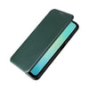 For Samsung Galaxy A26 5G Carbon Fiber Texture Flip Leather Phone Case(Green)
