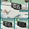 8821 LED Mirror Dual-purpose Snooze Alarm Clock(Black)