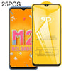 For Xiaomi Poco M2 Reloaded 25 PCS 9D Full Glue Full Screen Tempered Glass Film