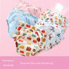 6 Layer Baby Diaper Waterproof  Reusable Cloth Diapers Baby Cotton Training  Underwear Pants Diaper L12-18KG(Giraffe)