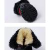 Dog Boots Winter Warm Non-Slip Red Size 3 (4.5-5.5kg) - 4 Pack