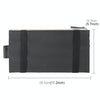 Multi-functional Auto Car Sun Visor Sunglass Holder Card Storage Holder Inner Pouch Bag (Black)