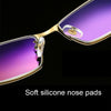 Dual-purpose Photochromic Presbyopic Glasses, +1.00D(Gold)