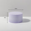 10 x 6cm Cylinder Geometric Cube Solid Color Photography Photo Background Table Shooting Foam Props (Purple)