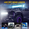 9-30V 12W 6000K 2.5 inch Car LED Engineering Auxiliary Light(White Light)