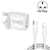 SDC-20WA+C 20W PD + QC 3.0 USB Dual Fast Charging Universal Travel Charger with Type-C / USB-C to 8 Pin Fast Charging Data Cable, UK Plug