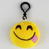 20 PCS Creative Plush Doll Mobile Pendants Gift Cartoon Cute Facial Expression Decorations Keychains with Hook