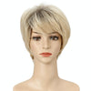 Ladies Gold Short Hair Set Wigs