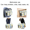 Multifunctional Baby Stroller Storage Bag, Colour: Denglin Deer + Lateral Pocket