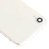 iPhone XR Silver Back Cover Assembly with Side Keys & Wireless Charging
