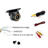 Car Universal HD Night Vision Rear View Reversing Three-Control Fisheye Camera, Style: AHD1080P Panoramic Gold Edge Interpolation