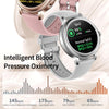 CF96 1.2 inch Waterproof Smart Steel Strap Wristband Support Heart Rate Monitoring / Blood Pressure Monitoring(Gold)