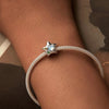 S925 Sterling Silver Zircon Mini Five-pointed Star DIY Bracelet(SCC2752)