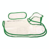 Transparent Dog Raincoat, Green, M, Waterproof