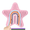 Stars Silicone Sensory Activity Board Children Puzzle Stress Relief Toys(Pink)