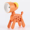 TL-23 LED Mini Foldable Cartoon Desk Lamp Pet Shape Decoration Table Lamp, Spec: Dalmatians (Orange)
