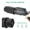 SAE J1772 New Energy Vehicle Charging Gun Type 1 to Type 2 Adapter