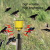 Solar Animal Repeller with Recording & Light (Yellow)
