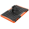 For Lenovo Tab M10 3rd Gen Tire Texture TPU + PC Tablet Case with Holder(Orange)
