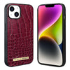 For iPhone 14 VIETAO Alligator Texture PU Phone Case(Red)