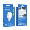 Borofone BN7 PD20W + QC3.0 Dual Ports Travel Charger, EU Plug(White)