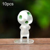 10pcs No. 9 Halloween Alien Ghost Micro Landscape Ornament(Blue Light)