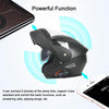 KUQIBAO Motorcycle Helmet Waterproof Bluetooth Headset With Screen(Soft Microphone)