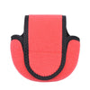 Water Drop-Shaped Fishing Wheel Protective Case Neoprene Fish Wheel Bag(Red)